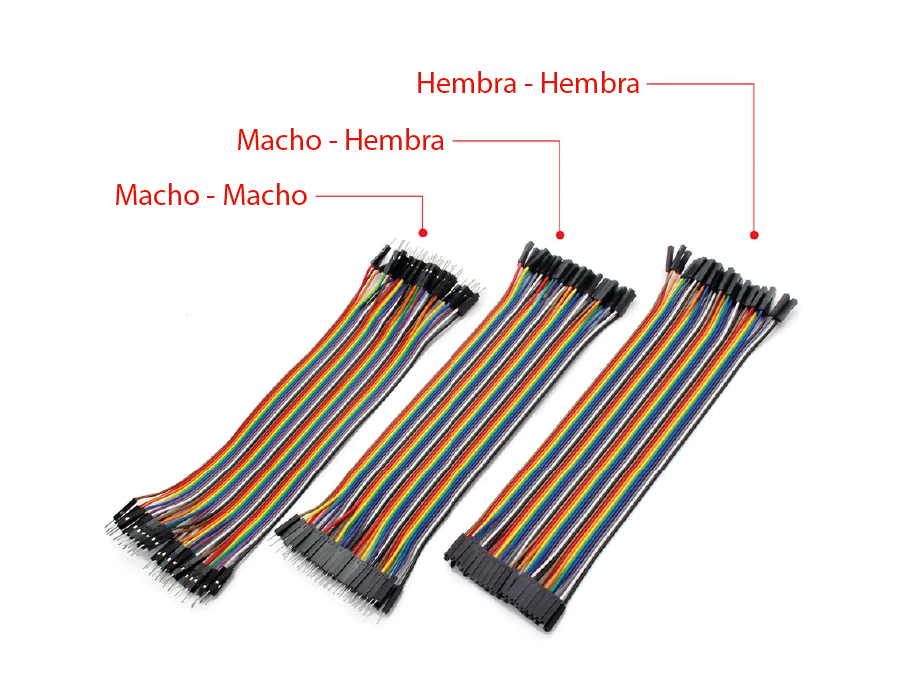 Cable jumper (Dupont) 10cm macho-hembra