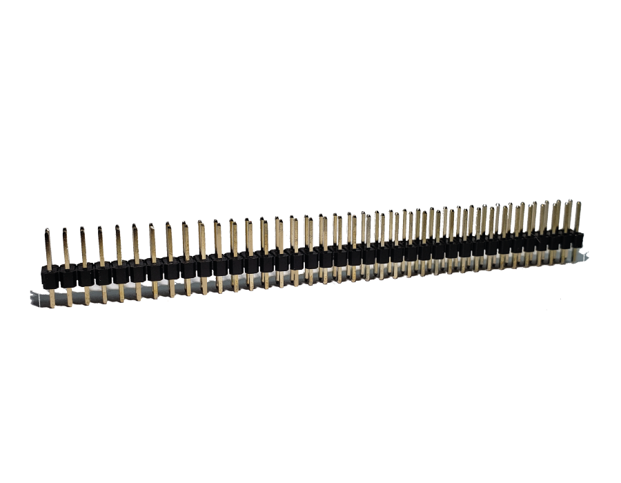 Regleta macho doble x 40 pines (2.54mm)