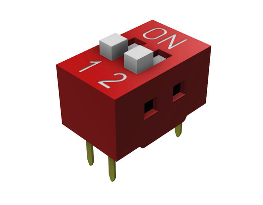 DIP Switch / Interruptor de posiciones Rojo