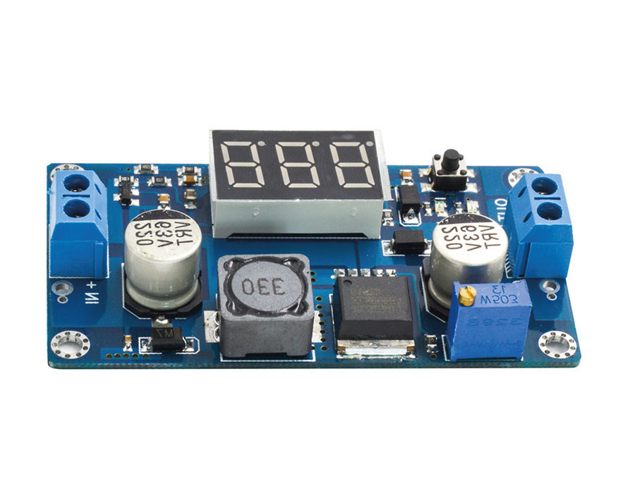 Módulo elevador de voltaje DC-DC XL6009 con display