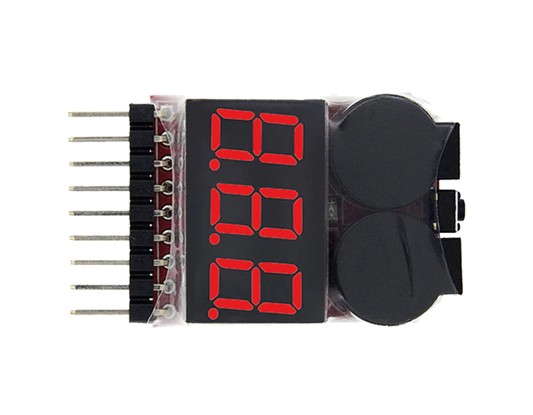 Indicador de tensión de baterías LiPo