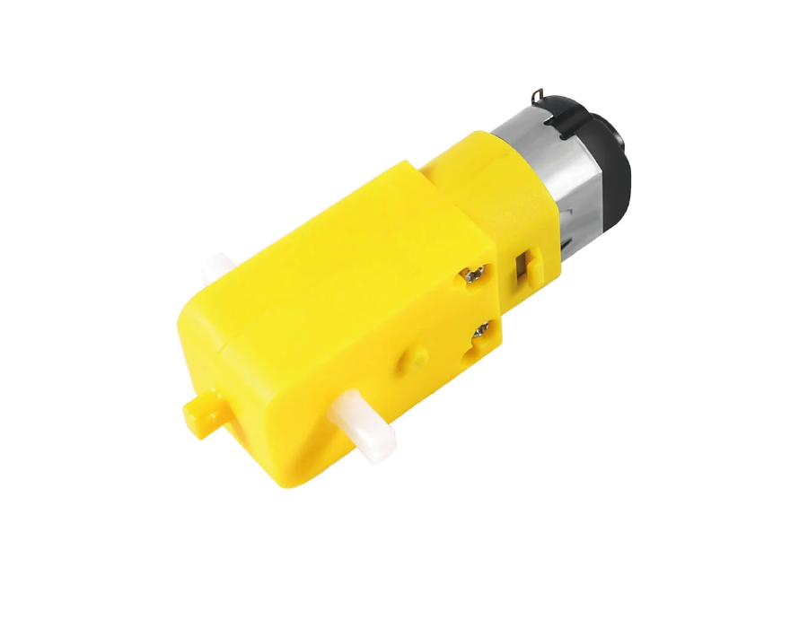 Motorreductor amarillo 6VDC 200RPM
