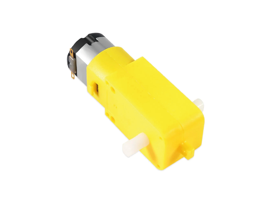 Motorreductor amarillo 6VDC 200RPM