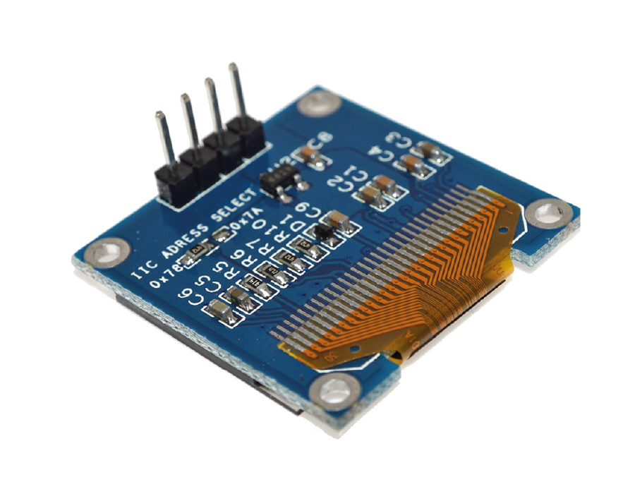 Pantalla OLED blanco de 0.96” SSD1306