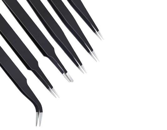 Pinzas de precisión antiestáticas de acero inoxidable