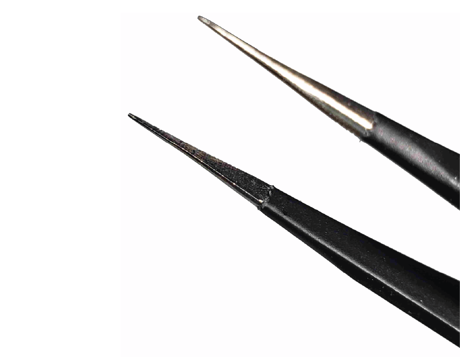 Pinzas de precisión antiestáticas de acero inoxidable