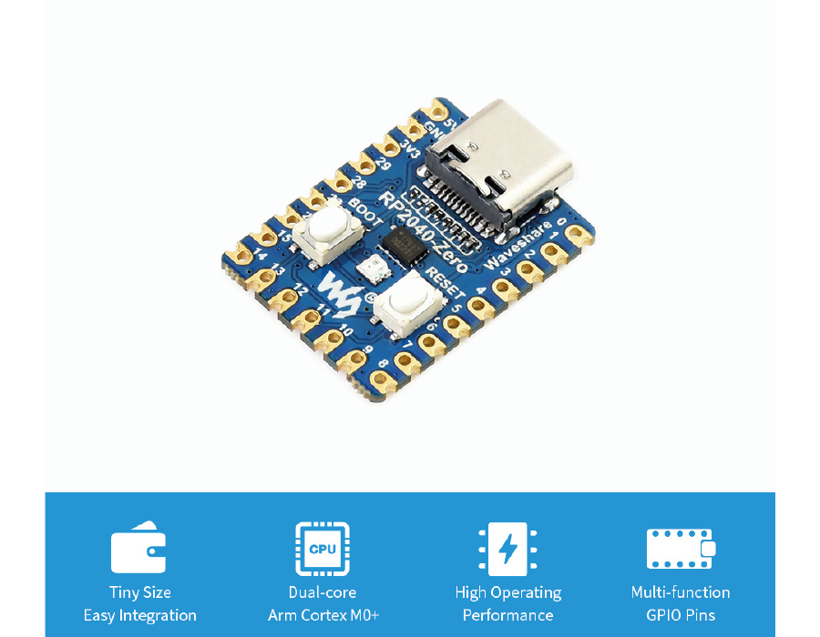 RP2040 Zero – Raspberry Pi Pico RP2040 USB C