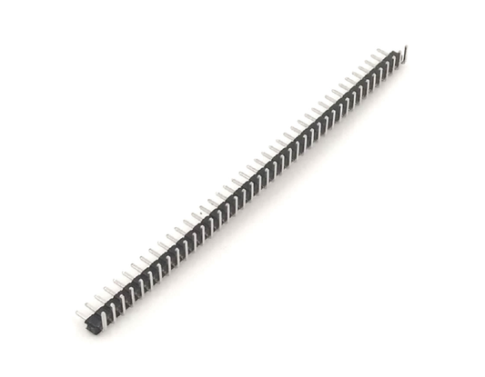 Regleta macho 1×40 pines inclinada 90° (2.54mm)