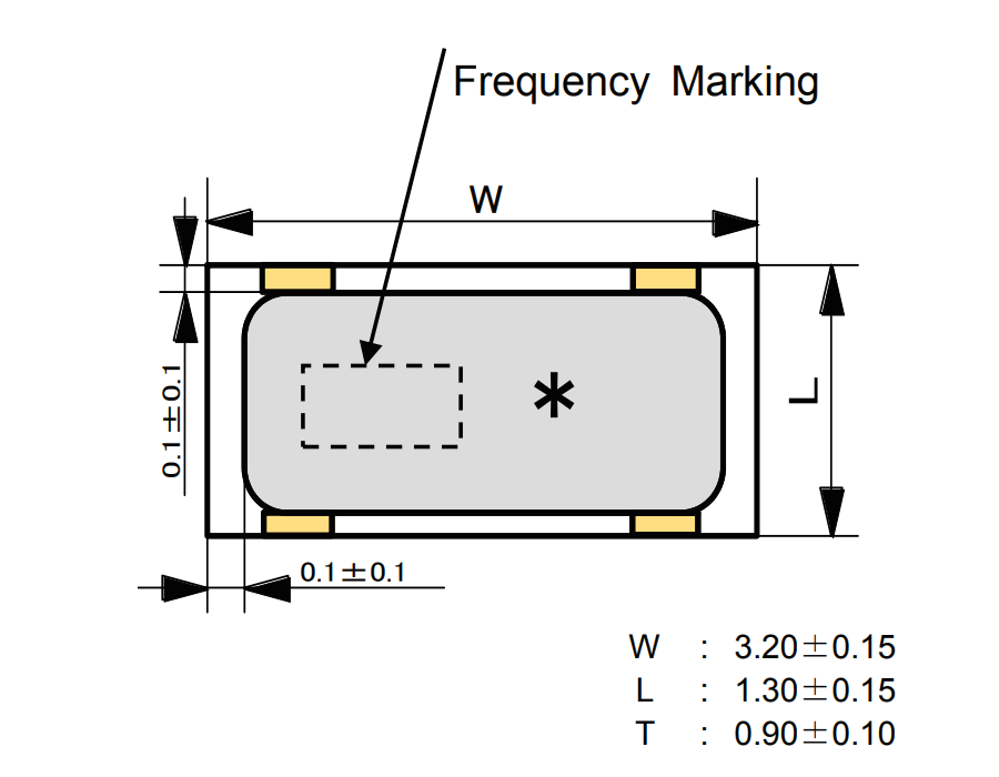 Resonador cerámico 16MHz SMD 5pF