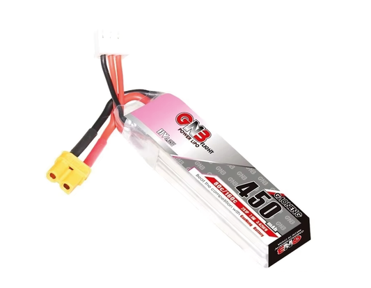 Batería Gaoneng GNB LiPo 450mAh 2S 7.6V 80~160C con conector XT30