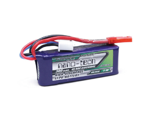 Batería LiPo Turnigy nano-tech 300mAh 2S 45 ~ 90C