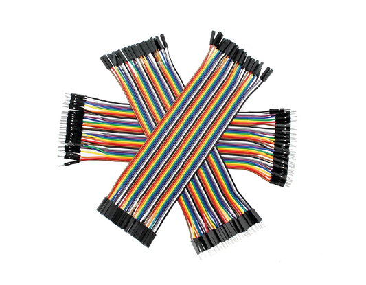 Cable jumper (Dupont) 10cm hembra-hembra