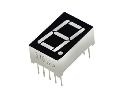 Display 7 segmentos de 1 digito cátodo común