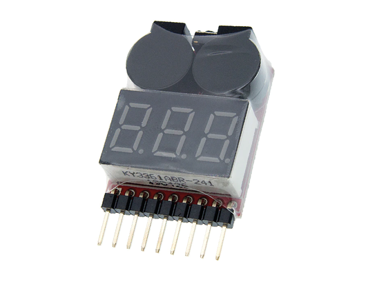 Indicador de tensión de baterías LiPo