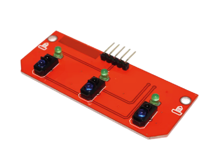 Regleta TCRT5000 de 3 sensores de línea