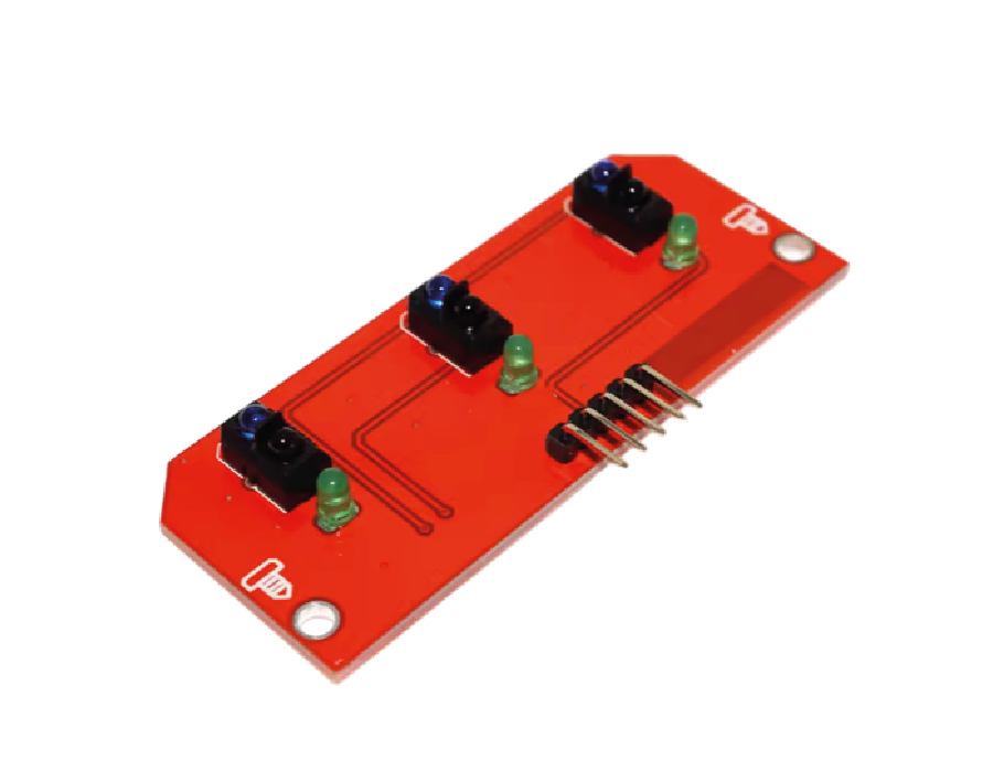 Regleta TCRT5000 de 3 sensores de línea