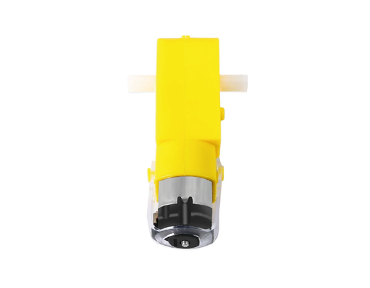Motorreductor amarillo 6VDC 200RPM