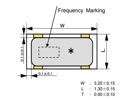 Resonador cerámico 12MHz SMD 10pF