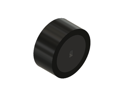 Rueda para motorreductor azul