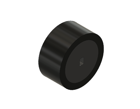 Rueda para motorreductor azul