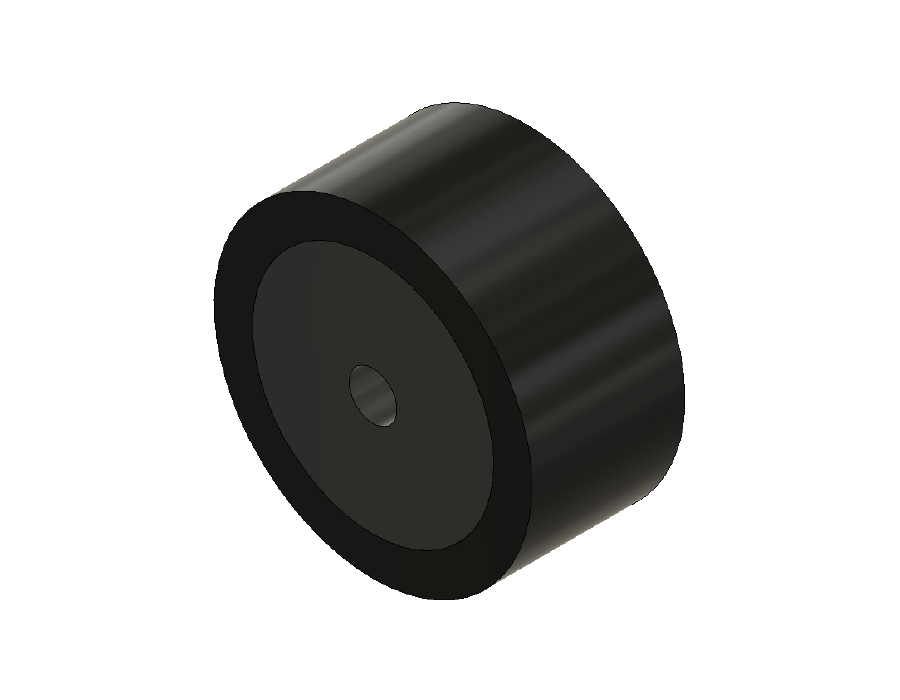 Rueda para motorreductor azul