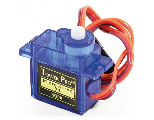 Micro servomotor SG90S piñonería plástica