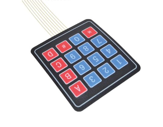 Teclado matricial de membrana 4x4