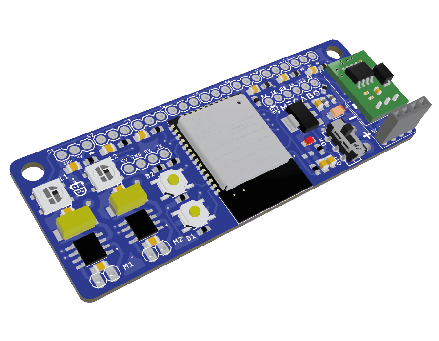 Tarjeta profesional para minisumo - MECABOARD MINI PRO