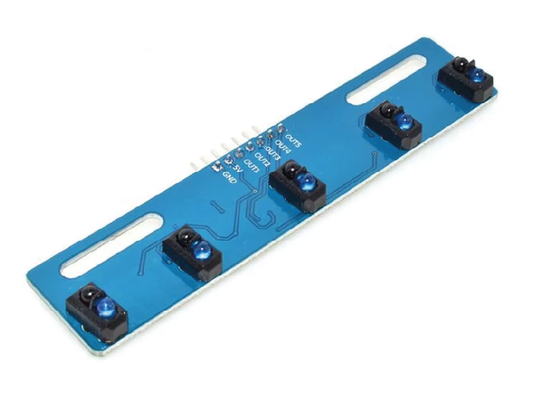 Regleta TCRT5000 de 5 sensores de línea